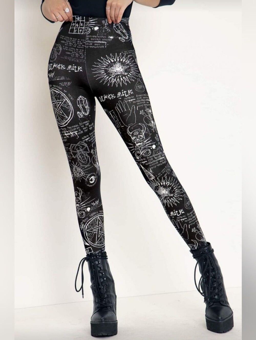 BlackMilk Clothing Spellbound High Waisted Leggings, Size L